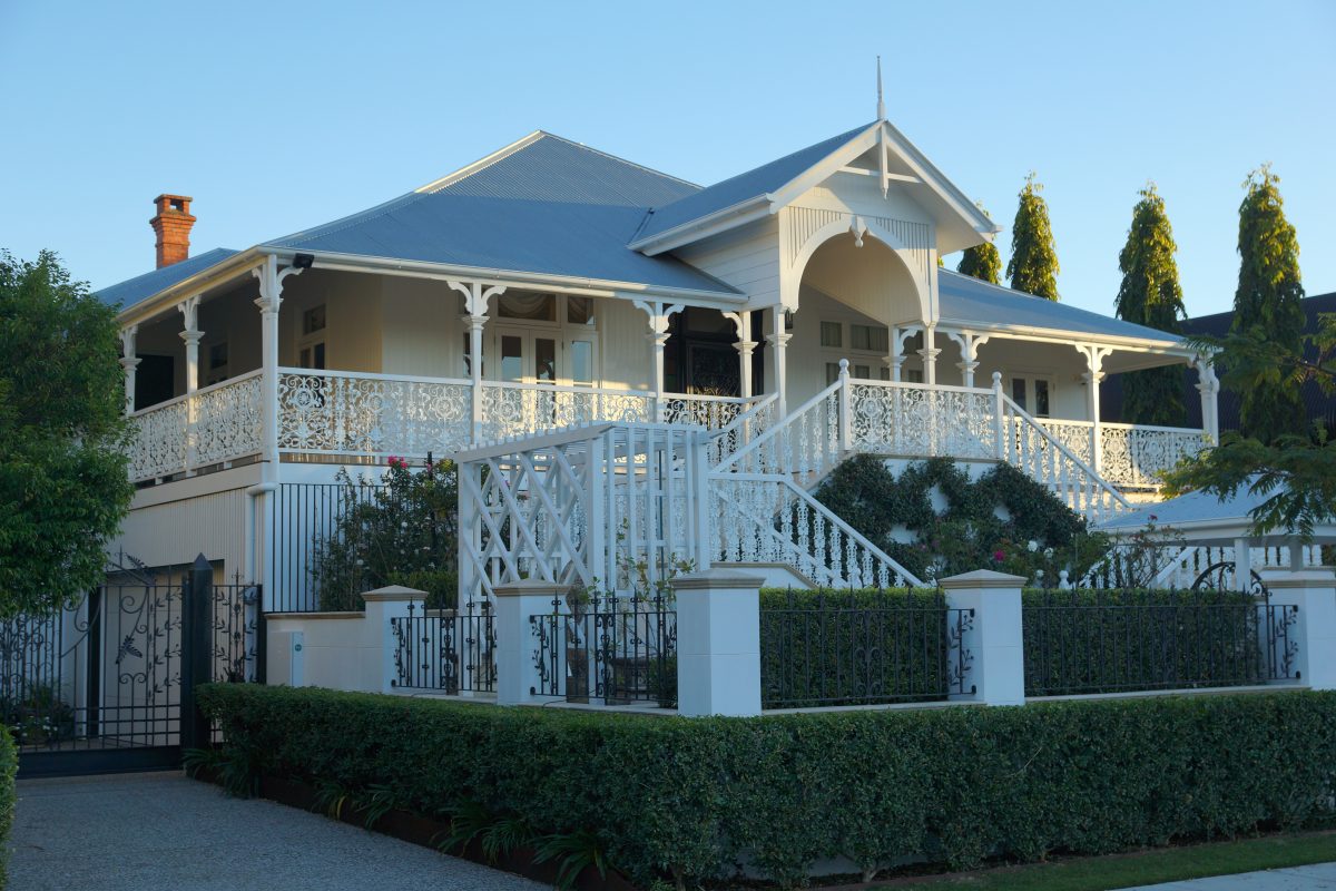 Old,fashioned,queenslander,timber,frame,home