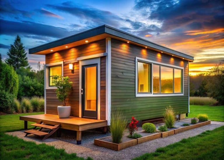 Modern self-contained granny flat with timber deck and garden, Gold Coast