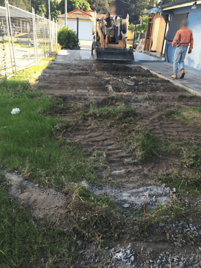 Earthworks on a constrained Gold Coast residential site